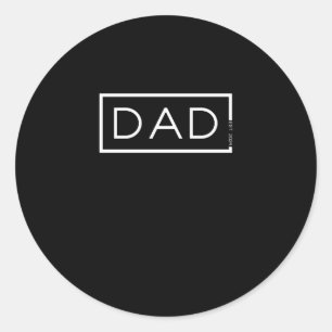 Vater 2024 Ladung Vater 2024 New Dad Est. 2024 Runder Aufkleber