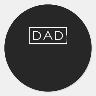 Vater 2024 Ladung Vater 2024 New Dad Est. 2024 Runder Aufkleber