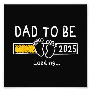 Vater 2025 Vater soll 2025 Papa zum Ziel haben Fotodruck