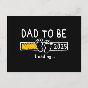 Vater 2025 Vater soll 2025 Papa zum Ziel haben Postkarte