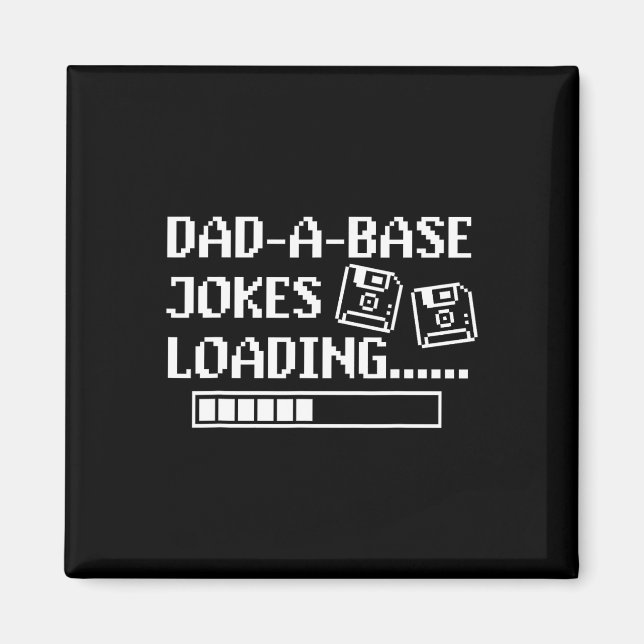 Vater-a-base Jokes Loading Retro Funny Cringe Vate Magnet (Vorne)