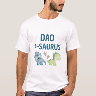 Vater-A-Saurus T - Shirt zum ersten Mal Geburtstag