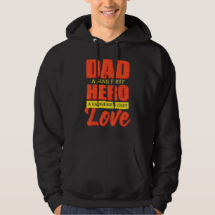 Vater A Sons 1. Herausgeber A Daughters 1. Liebe V Hoodie