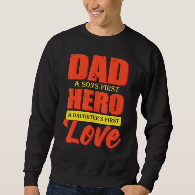 Vater A Sons 1. Herausgeber A Daughters 1. Liebe V Sweatshirt (Vorderseite)