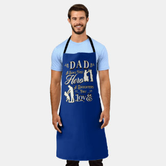 Vater A Son's erste A Daughters erste Liebe Schürze