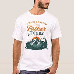 Vater Abbildung Vater Bod Funny Outdoor Spaß Berg T-Shirt