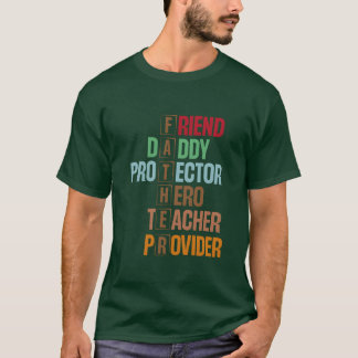 VATER Akronym Design Bedeutung Word Art T-Shirt