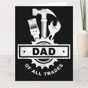 Vater aller Vintagen Handymännwerkzeuge   Dankeskarte