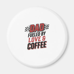 Vater, angetrieben von Liebe und Kaffee, Racing-Sh Magnet