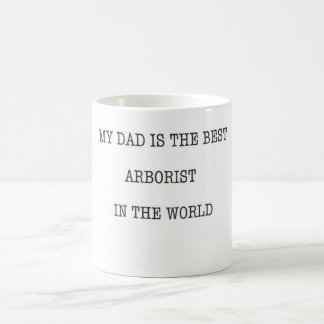 Vater Arborist Kettensäge Geburtstagsgeschenk Tass Kaffeetasse