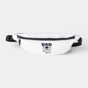 Vater Astronaut Weltraum Vektor Shirt Design_1 Bauchtasche