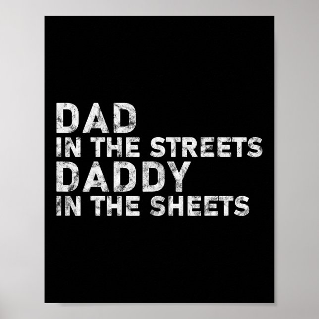 Vater auf den Straßen Daddy in den Blättern Vater& Poster (Vorne)