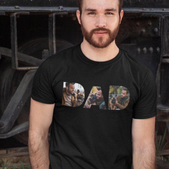 Vater aus der Dog-Fotovorlage T-Shirt (Von Creator hochgeladen)