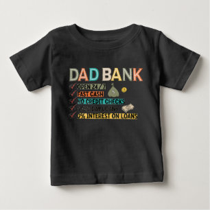 Vater Bank: Das ultimative Kreditinstitut Baby T-shirt