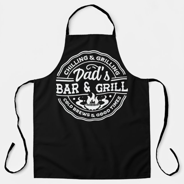 Vater Bar und Grill Schürze (Vorderseite)