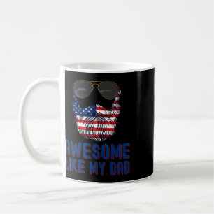 Vater Bart Awesome Wie Mein Vater 4. Juli Patriot  Kaffeetasse