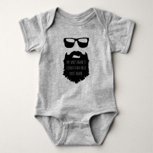 Vater Bart - cooler Bart Baby One Stück  Baby Strampler