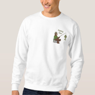 Vater Bear Besticktes Sweatshirt