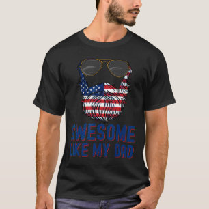 Vater Beard Phantastisch wie mein Vater 4. Juli Pa T-Shirt