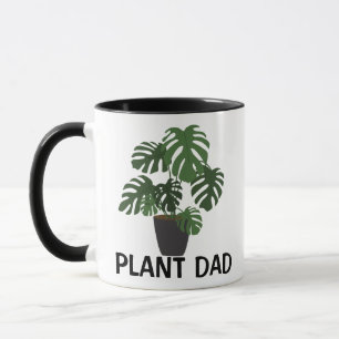 Vater bei Zuhause Pflanze bleibe Tasse