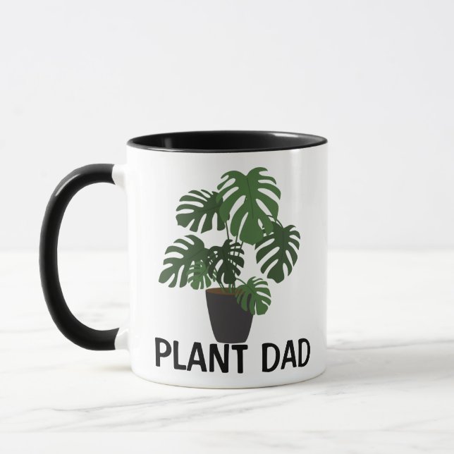 Vater bei Zuhause Pflanze bleibe Tasse (Links)