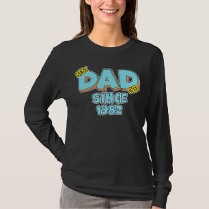 Vater Bester Vater Aller Zeiten Seit 1982 Großarti T-Shirt