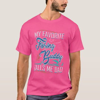 Vater Bestes Father Fishing Buddy-Geschenk für Vät T-Shirt