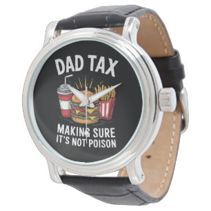Vater besteuern sicherzustellen, dass es kein Gift Armbanduhr