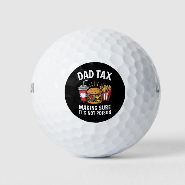 Vater besteuern sicherzustellen, dass es kein Gift Golfball (Vorderseite)