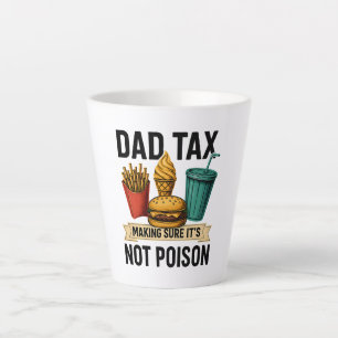 Vater besteuern sicherzustellen, dass es kein Gift Milchtasse
