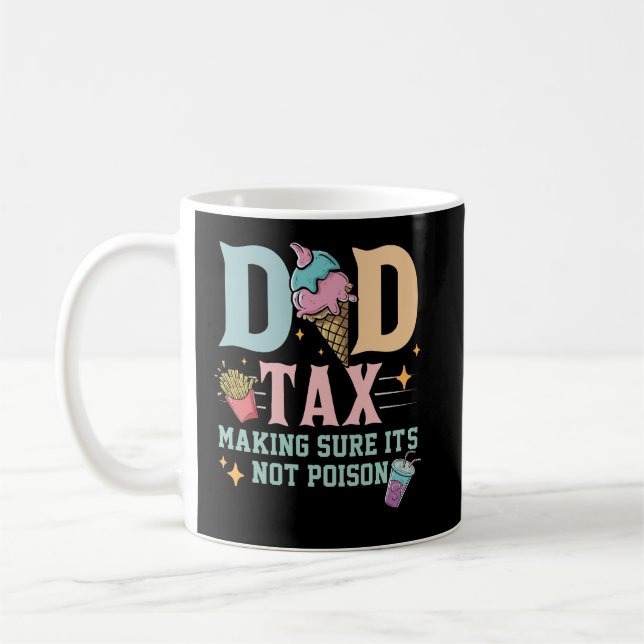 Vater besteuern sicherzustellen, dass es keine glü kaffeetasse (Links)