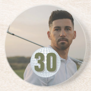 Vater Birthday Golf Party Getränkeuntersetzer