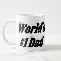 Vater Black Halbtext Riesenkaffee Tasse