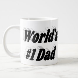 Vater Black Halbtext Riesenkaffee Tasse