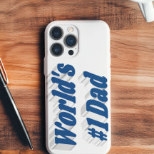 Vater Blau Text iPhone Gehäuse