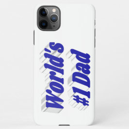 Vater blauer Text iPhone 11Pro Max Hülle