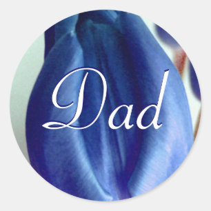 Vater Blue Tulips Sticker