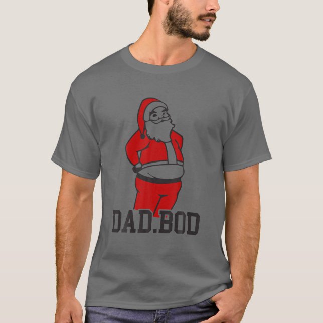 Vater Bod arbeitet an Weihnachts-Weihnachtsgeschen T-Shirt (Vorderseite)