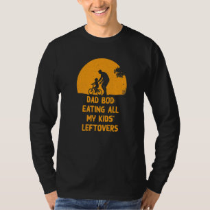 Vater Bod Eating Kids'Letfovers Papa Feinschmecker T-Shirt