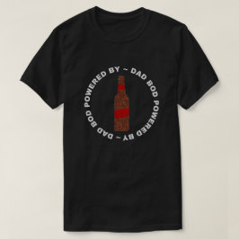 Vater-Bod mit Bier-Glitzer-T - Shirt