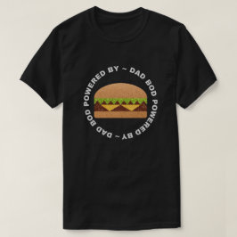 Vater-Bod mit Burgers Glitzer T - Shirt