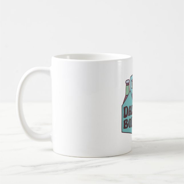Vater Bod mit Sixpack Bierfreude Kaffeetasse (Links)