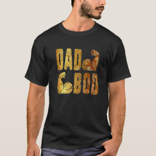 Vater Bod Muskel Gebäude Gym Golden Vater Großvate T-Shirt