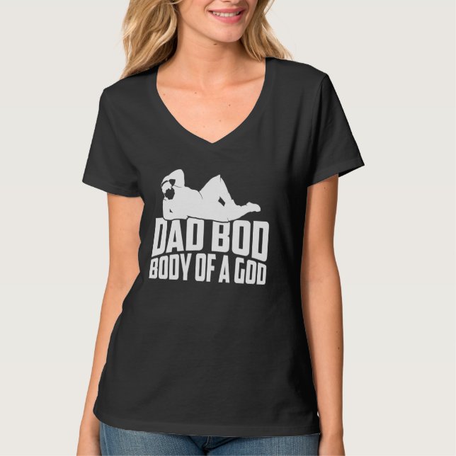 Vater Bod Vater Abbildung Vatertag 3 T-Shirt (Vorderseite)