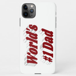 Vater burgundy text iPhone 11Pro max hülle