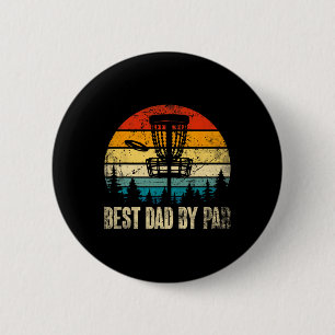 Vater by Par Vintage Disc Golf Funny Vater Vathday Button
