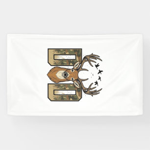 Vater-Camouflage-Hirsch-Vektordesign für Herren T- Banner