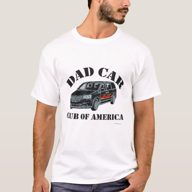 Vater Car Club Funny Parody Slogan T-Shirt (Vorderseite)