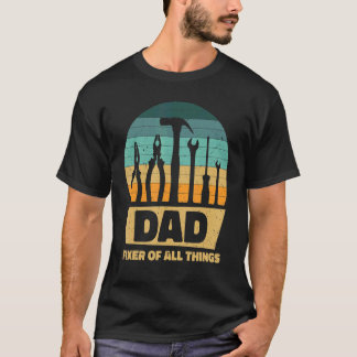 Vater Carpenter Woodworker Woodworking Handyman T-Shirt