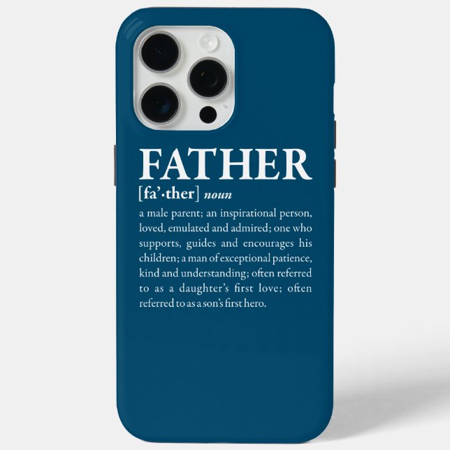Vater Case-Mate iPhone Hülle (Rückseite)
